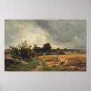 Suche nach regenwolken poster Landschaft