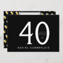 Suche nach vierzig ein einladungen Für ihn