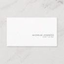 Recherche de fille chef cartes visite Minimaliste