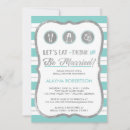 Recherche de silver bridal shower invitations Brunch nuptial