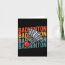 Recherche de badminton vœux cartes Maman du badminton