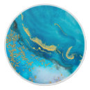 Recherche de bleu vert boutons et poignées de porte Élégant