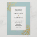 Recherche de seafoam invitations Élégant