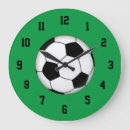 Recherche de le football horloges Noir