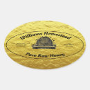 Recherche de oval vintage autocollants Miel