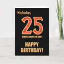 Suche nach 25 geburtstag karten Modern