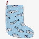 Recherche de baleines chaussette de noël Mignon