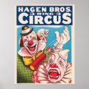 Suche nach vintage clowns poster Unterhaltung