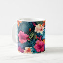 Recherche de motif exotique tasses Floral