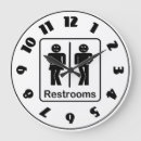 Recherche de toilette horloges Panneau des toilettes