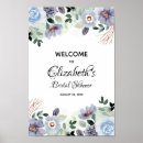 Recherche de floral bridal shower posters Élégant