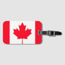 Recherche de drapeau canadien bagages étiquettes Patriotique