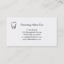 Recherche de dents blanches cartes visite Moderne