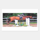 Recherche de cavalier de cheval autocollants Saut