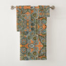 Recherche de paisley bain serviettes Noir