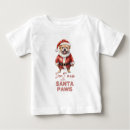 Recherche de noël drôle bébé tshirts Coloré