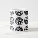 Recherche de zebra print tasses Motif
