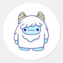 Suche nach cryptids aufkleber Schneemann