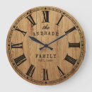 Recherche de noms famille horloges Bois rustique