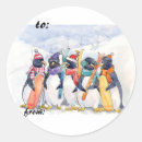 Recherche de ski de pingouin autocollants Pingouins