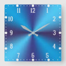 Recherche de bleu brillant horloges Dégradé