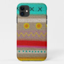 Recherche de point de croix iphone coques Bleu