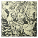 Recherche de cygne vintage carreaux Illustration