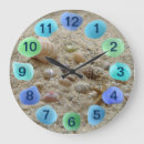 Recherche de verre de mer horloges Coquillages