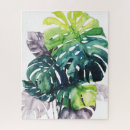 Recherche de feuille tropicale puzzles Fronde