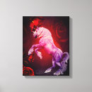 Recherche de cheval rouge art Blanc