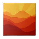 Recherche de dessin de paysage carreaux Coucher de soleil