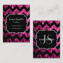 Suche nach rosa zickzack visitenkarten Monogramm