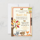 Recherche de woodland creatures baby shower invitations Renard