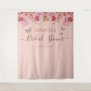 Recherche de baby shower tapestries Or rose