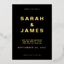 Recherche de sauvez l invitations Minimaliste
