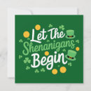 Recherche de shamrock irlandais invitations Jour