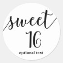 Suche nach sweet sixteen aufkleber Schwarz