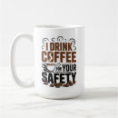 Recherche de sécurité drôle tasses Café