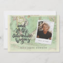 Recherche de travel graduation invitations Vintage