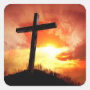 Recherche de religieux de pâques autocollants Croix