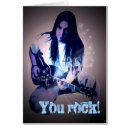 Recherche de rockin vœux cartes Musicien