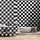 Recherche de damier noir et blanc art À damiers