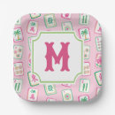 Recherche de mahjongg assiettes Rose