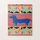 Recherche de dachshund puzzles Fleurs