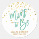 Recherche de gold confetti mariage autocollants Élégant