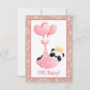 Recherche de ours pandas invitations Rose