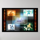 Suche nach erde und wasser poster Luft