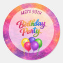 Suche nach 90 geburtstags party aufkleber Geburtstagsfeier