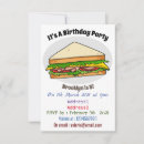 Recherche de sandwich invitations Nourriture