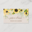 Recherche de mariage jaune cartes visite Floral